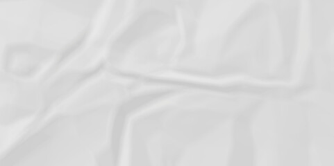 Obraz premium Vector white crumpled old paper background. panorama craft wrinkly paper texture background, crumpled craft ripped poster and banner. 