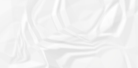 Obraz premium Vector white crumpled old paper background. panorama craft wrinkly paper texture background, crumpled craft ripped poster and banner. 