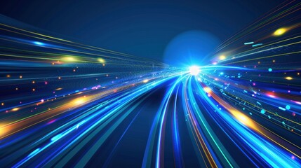 Abstract Digital Speed Light