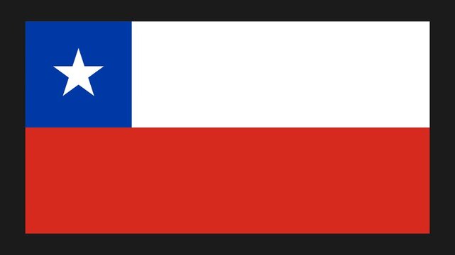 Chile Paper Folding Flag, Chile Flag, Flags Animation, Chile Banner, Celebration, Patriots, 4K Animation, Surface Texture, Background.