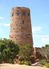 The Desert View Watchtower in Grand Canyon National Park