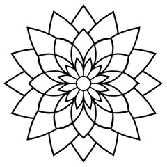 Mandala. Round Ornament Pattern