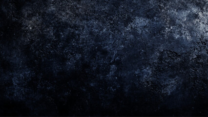 Horizontal black board or chalkboard wall texture background, scratch black background overlay / abstract black dark background,