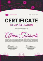 Certificate of Appreciation Template Design