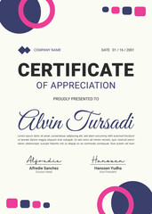 Certificate of Appreciation Template Design