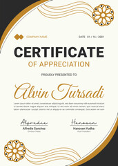 Certificate of Appreciation Template Design