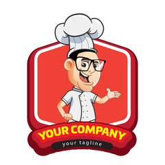 chef cartoon character logo