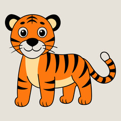 Tiger vector art illustration