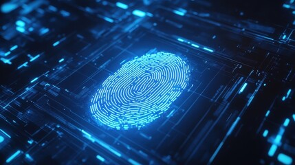 Futuristic digital processing of biometric fingerprint scanner for enhanced security and identity verification in cyberspace