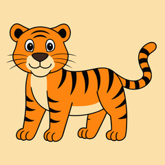 Tiger vector art illustration