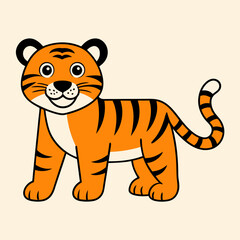 Tiger vector art illustration