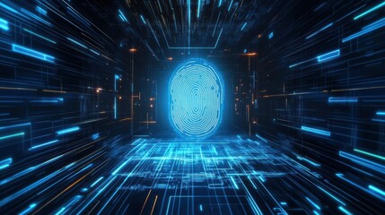 Biometric security system leveraging fingerprint identification for secure access to personal and financial information online