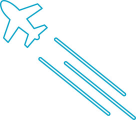 a plane traveling in the sky