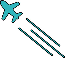 a plane traveling in the sky