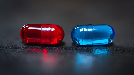 ฺBlue pill or Red  pill, the choice is yours, between truth and illusion, Comparatively