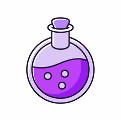 Perfume bottle vector illustration