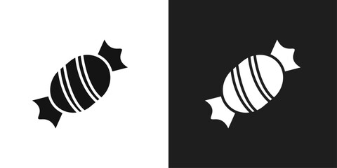 Obraz premium Candy icon line art vector