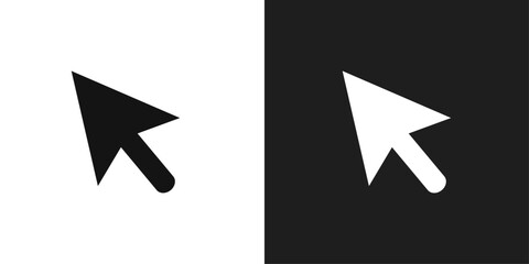 Cursor icon line art vector