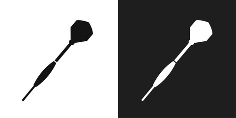 Dart icon line art vector
