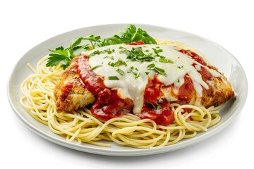 Chicken Parmesan with Marinara and Mozzarella