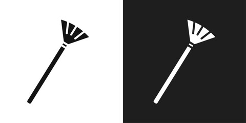 Makeup brush icon line art vector