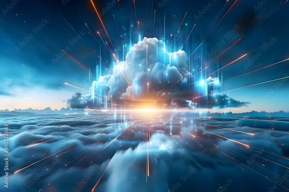 Poster Cloud Computing Data Network.