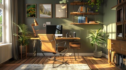 minimal home office design