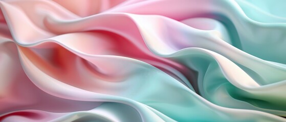 Obraz premium Serene Pastel Gradient - Abstract Background in Soft Hues