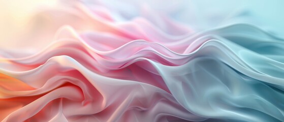 Obraz premium Serene Pastel Gradient - High Background