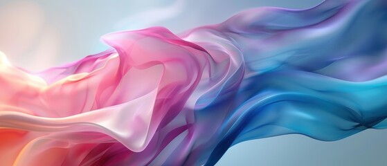 Obraz premium Soft Dreamy Pastel Gradient Background for Designers and Creatives