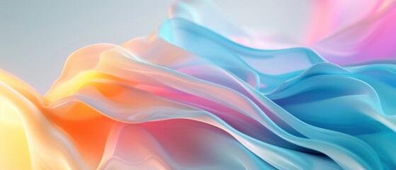 Obraz premium Serene Pastel Color Gradient in Stunning for Designers and Creatives
