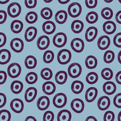 blue and purple abstract drawing pattern seamless