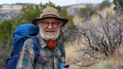 A senior's solo journey on a long-distance trail, blogging about the adventure and reflections
