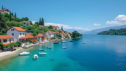 Fototapeta premium view of bay