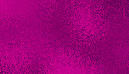 Shiny deep pink foil paper texture. Magenta color gradient background for print art work. Dark pink foil glass texture background 