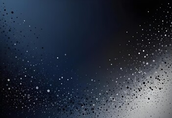 Abstract dark navy blue background with scattered silver speckles throughout