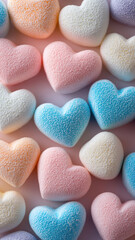 Obraz premium Soft Pastel Marshmallows Pattern
