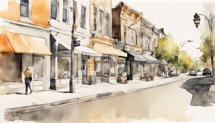 Obraz premium Sun-drenched Italian alleyway winds through ancient stone buildings, casting charming shadows on cobblestone road