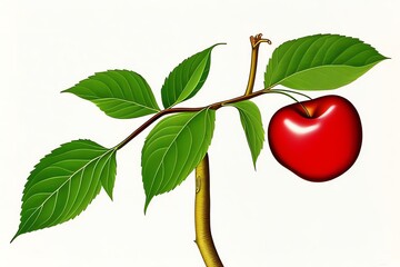 cherry on branch