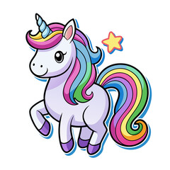 Naklejka premium funny horse cartoon