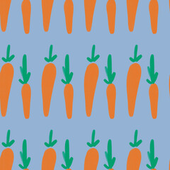 Fototapeta premium seamless pattern of carrot for fabric product