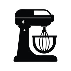 mixer silhouette vector art 