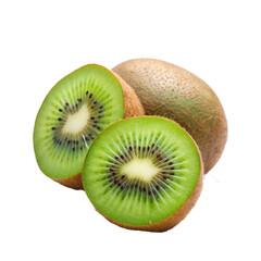 Fototapeta premium kiwi fruit on white background