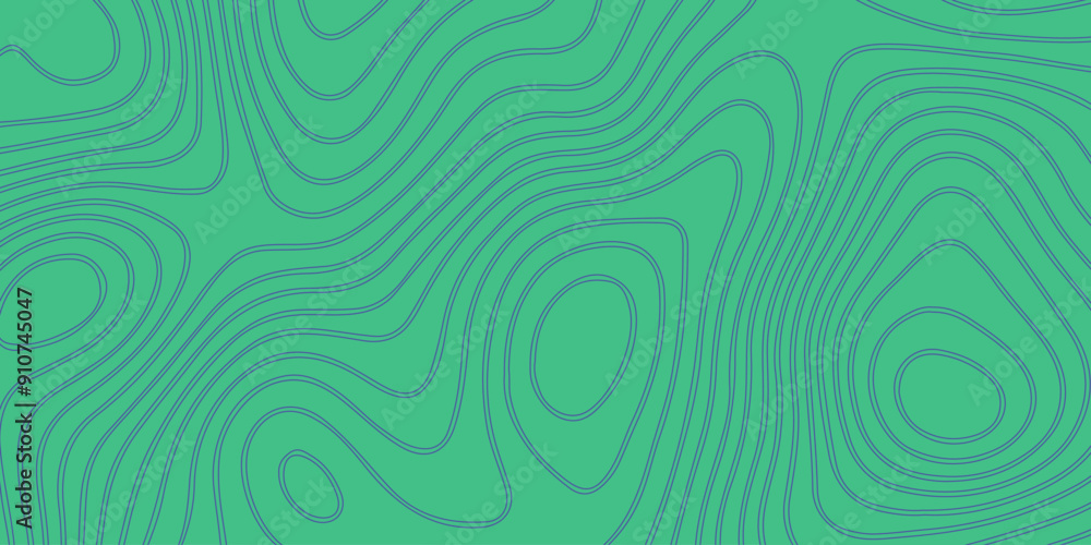 Poster abstract design seamless pattern with line topographic map. geographic mountain relief. retro topogr