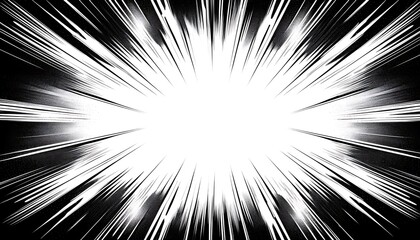 Naklejka premium abstract white pop art background with black grunge halftone texture