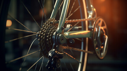 wheel of bicycle