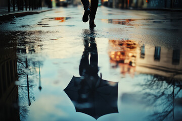 Reflection in a Puddle