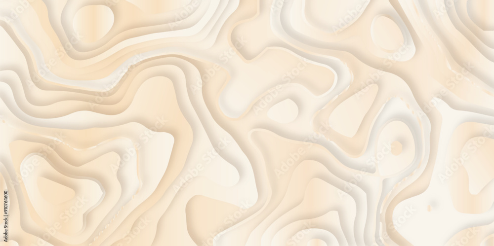 Aufkleber abstract papercut style and multilayer cutout pattern on vector textured papercut soft white 3d geom