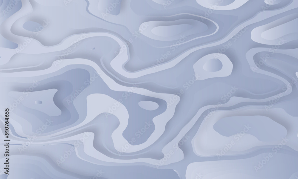 Aufkleber abstract papercut style and multilayer cutout pattern on vector textured papercut soft white 3d geom