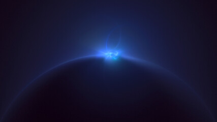 3D manual rendering abstract fractal light background. Its not AI Generatd illustration.